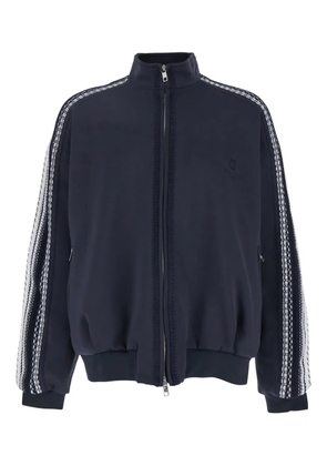 Wooyoungmi embroidered-logo jumper - Blue