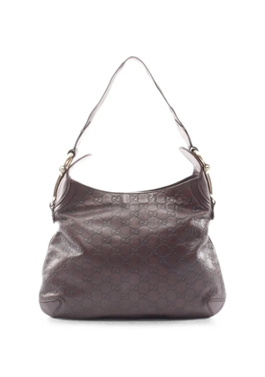 Gucci Pre-Owned 00s Horsebit Guccissima shoulder bag - Brown