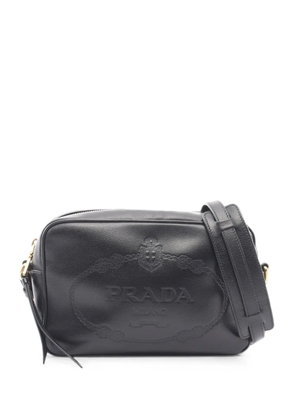 Prada Pre-Owned 2000s logo-embossed shoulder bag - Black