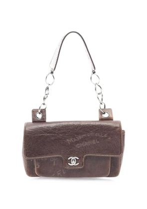 CHANEL Pre-Owned 2003-2004 Graffiti Flap shoulder bag - Brown