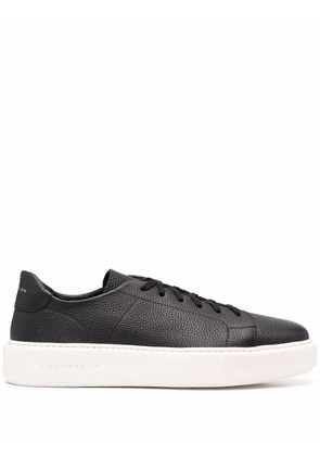 Henderson Baracco pebbled low-top sneakers - Black