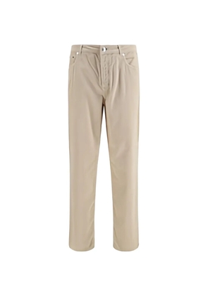 Brunello Cucinelli straight-leg corduroy trousers - Neutrals