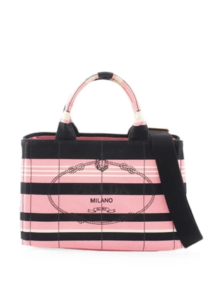 Prada Pre-Owned 2000s Canapa Righe striped tote bag - Pink