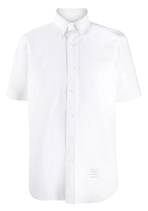 Thom Browne satin weave 4-Bar shirt - White