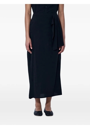 Limi Feu draped asymmetrical skirt - Black
