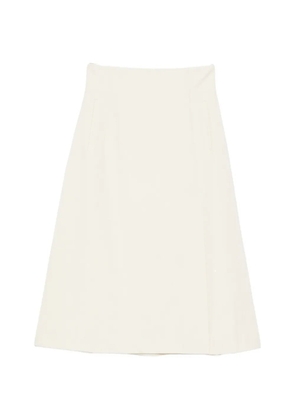 PSOPHIA Psophia high-waisted midi skirt - Neutrals