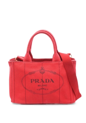Prada Pre-Owned 2000s mini Canapa tote bag - Red