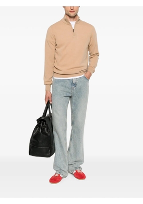 SERGIO MORETTI FIRENZE half-zip sweater - Neutrals