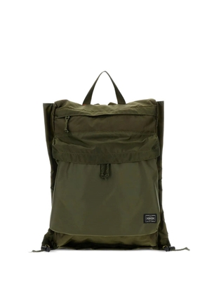 Porter-Yoshida & Co. flap-pocket backpack - Green