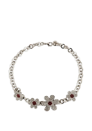 Marni flowers chain necklace - Silver
