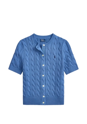 Polo Ralph Lauren cable-knit cotton cardigan - Blue