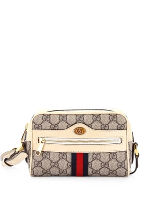Gucci Pre-Owned Ophidia Shoulder Bag GG Coated Canvas Mini crossbody bag - Brown