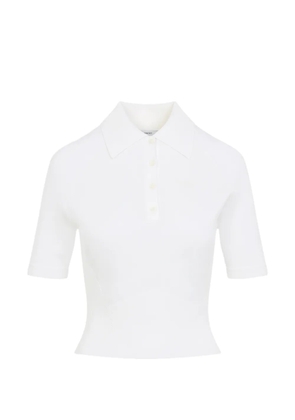 Givenchy ribbed-knit polo shirt - White