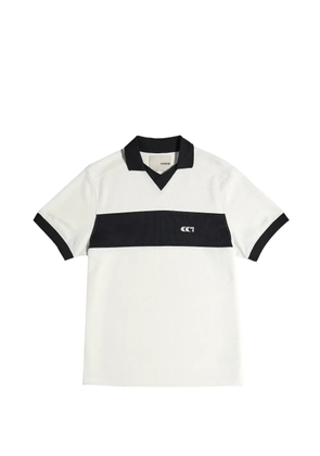 CIARAN CC1 logo-embroidered polo shirt - White