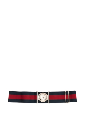Gucci Pre-Owned 2000s Web Interlocking G belt - Blue