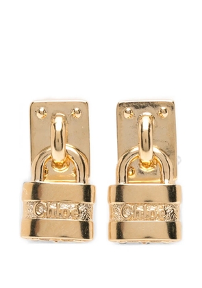 Chloé Nini Paddington padlock-detail earrings - Gold