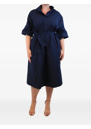 Natan belted midi dress - Blue