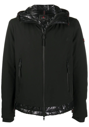Peuterey quilted stripe hem jacket - Black