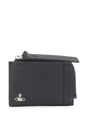 Vivienne Westwood Pre-Owned Orb zip-around card holder - Black