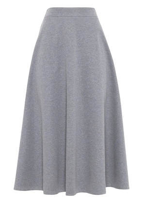 Brunello Cucinelli A-line midi skirt - Grey