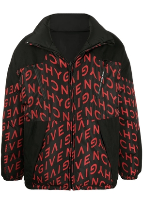 Givenchy reversible logo-print puffer jacket - Brown