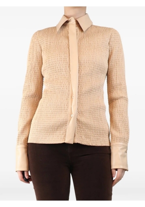 Sportmax Vintage shirred shirt - Neutrals