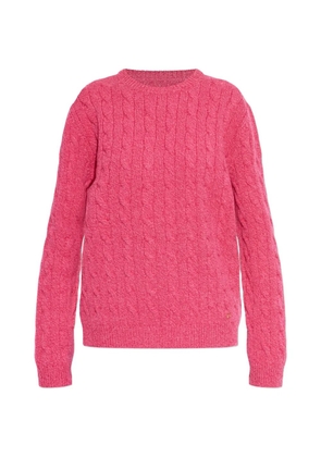 Valentino Garavani cable-knit wool sweater - Pink
