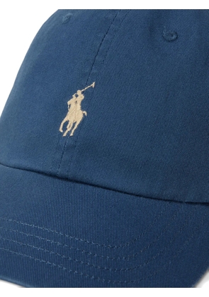 Polo Ralph Lauren Pony-embroidered cotton-chino baseball cap - Blue