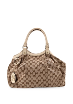 Gucci Pre-Owned Sukey GG Canvas with Leather Medium tote bag - Brown