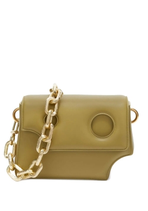 Off-White Burrow asymmetric shoulder bag - Green