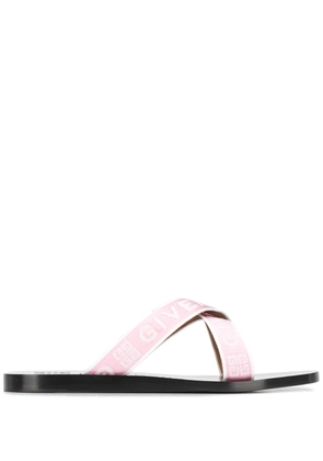 Givenchy logo strap sandals - Pink