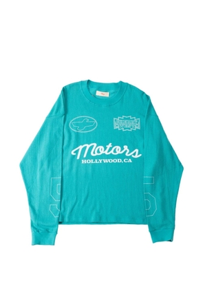 Cherry LA mesh long-sleeve T-shirt - Blue