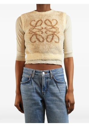 Loewe Pre-Owned Anagram sweater top - Neutrals