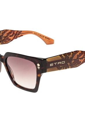 ETRO tortoiseshell-effect square-frame sunglasses - Brown