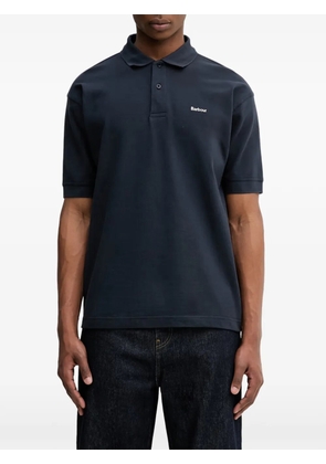 Barbour Hexham logo-embroidered polo shirt - Blue