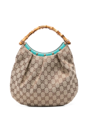 Gucci Pre-Owned 2000s Bamboo GG-canvas tote bag - Neutrals