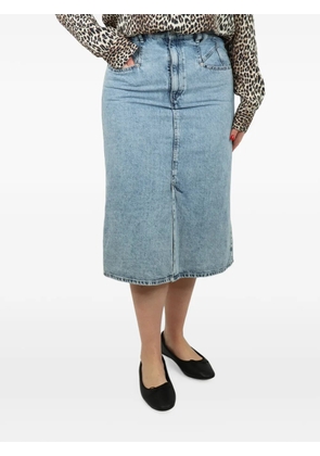 Isabel Marant Vintage pocket-detail midi skirt - Blue