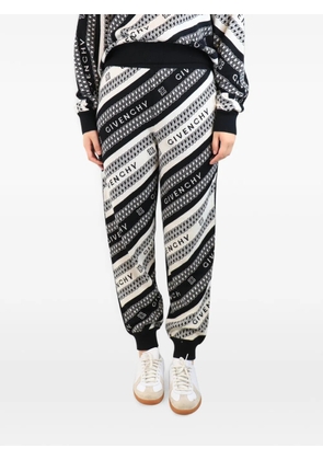 Givenchy Pre-Owned chain-print track pants - Black