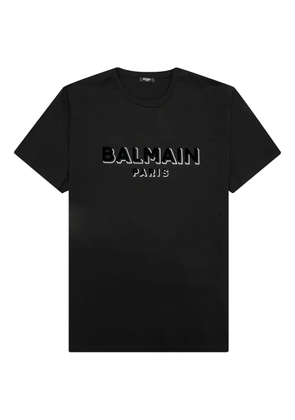Balmain logo-print T-shirt - Black