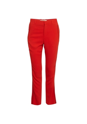 Givenchy Pre-Owned 2013 satin-trim trousers - Red