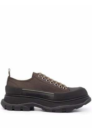 Alexander McQueen Tread Slick lace-up sneakers - Green
