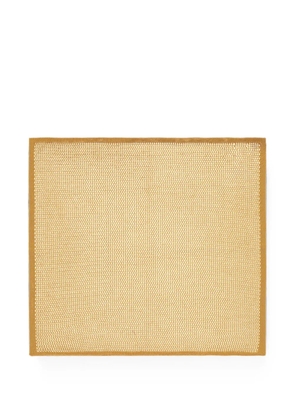 Zegna open-knit pocket square - Yellow
