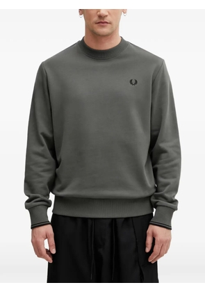 Fred Perry embroidered-logo sweater - Green