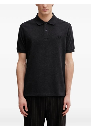 Fred Perry embroidered-logo polo shirt - Grey