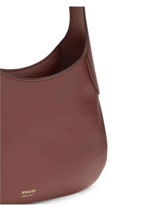 KHAITE Joan small leather shoulder bag - Brown
