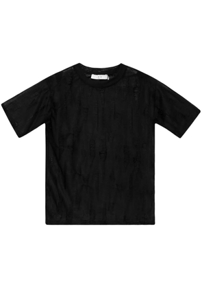 IRO distressed semi-sheer t-shirt - Black