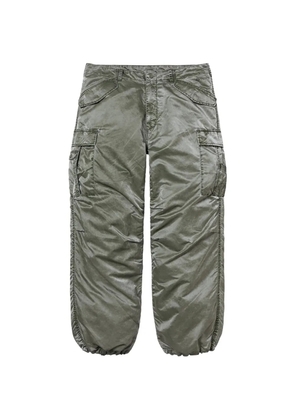 Supreme washed flight satin cargo pants - Green