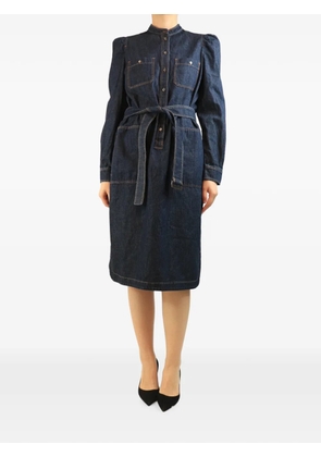 Weekend Max Mara button-fastening belted midi dress - Blue