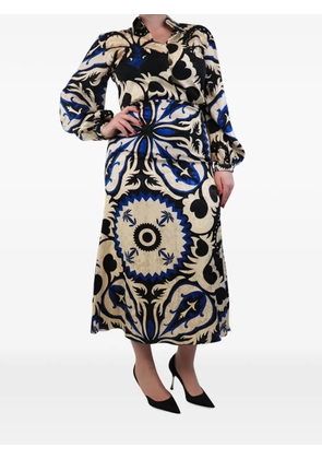 Johanna Ortiz floral-print midi dress - Neutrals
