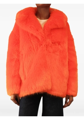 Diane Von Furstenberg Vintage faux-fur coat - Orange
